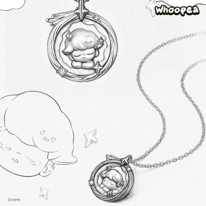 POPOP DIMOO Dream Blossom Series Pillow Into Dreams Necklace
