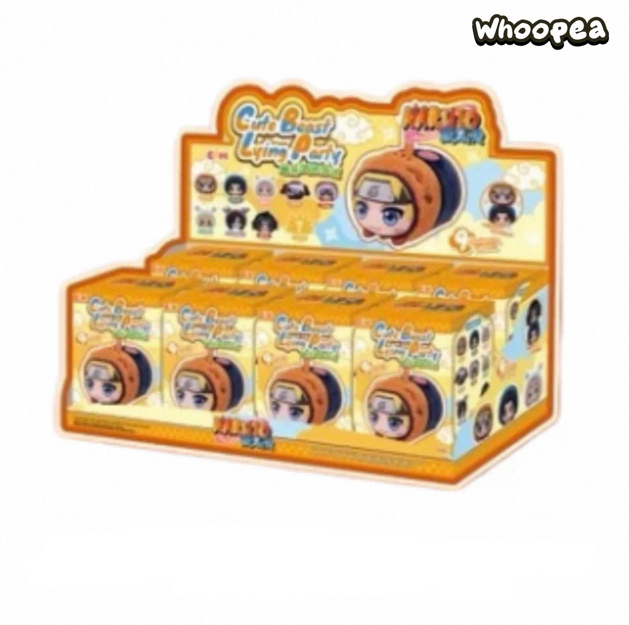 NARUTO Cute Beast Lying Party Series Plush Pendant Blind Box