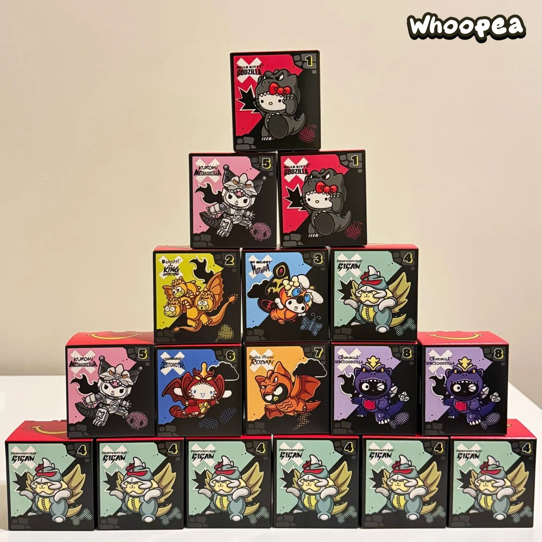 HK and Friends × Godzilla McDonald's Series Figure Collection