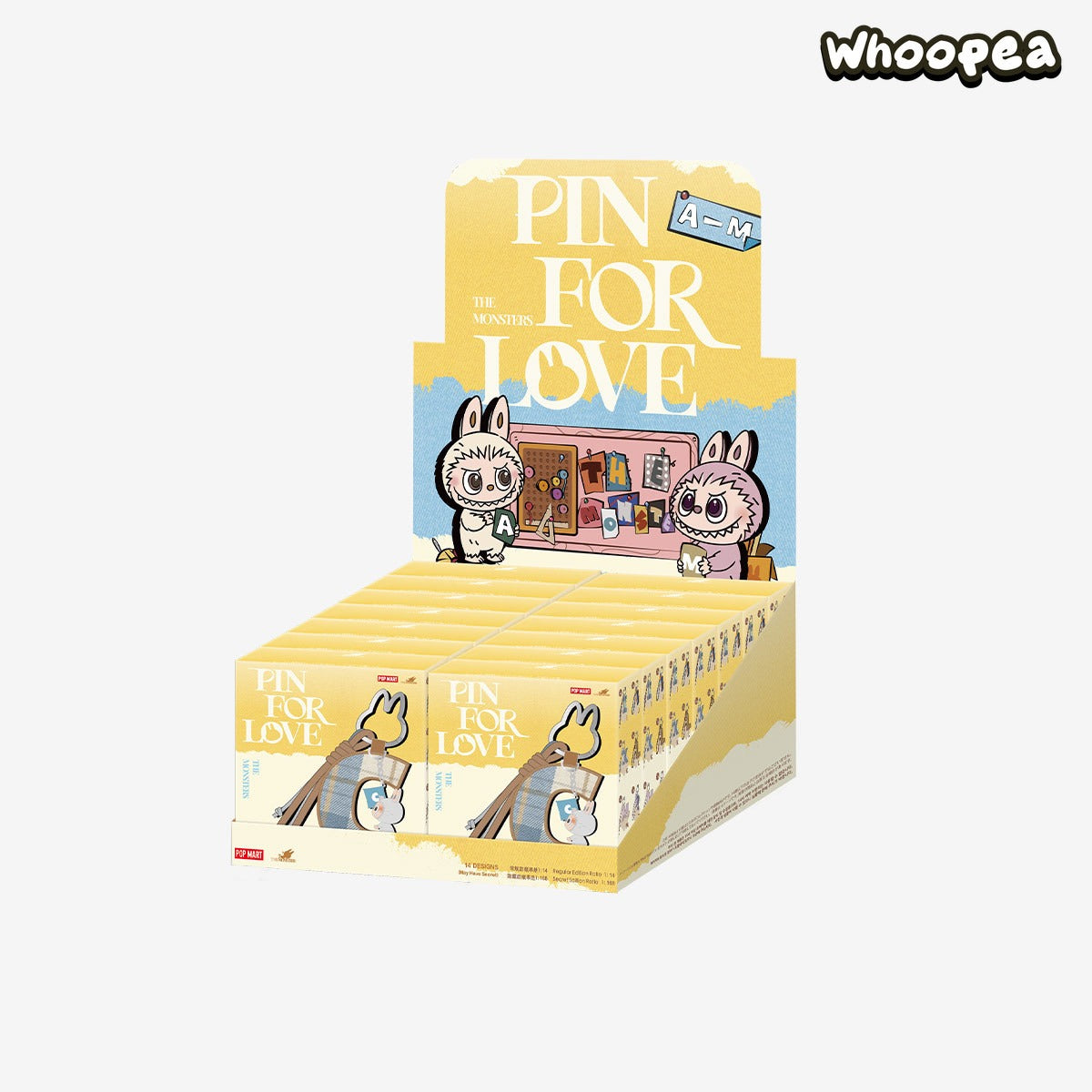 THE MONSTERS Pin for Love Series- Letter Pendant Blind Box (A-M) (PRE-ORDER)