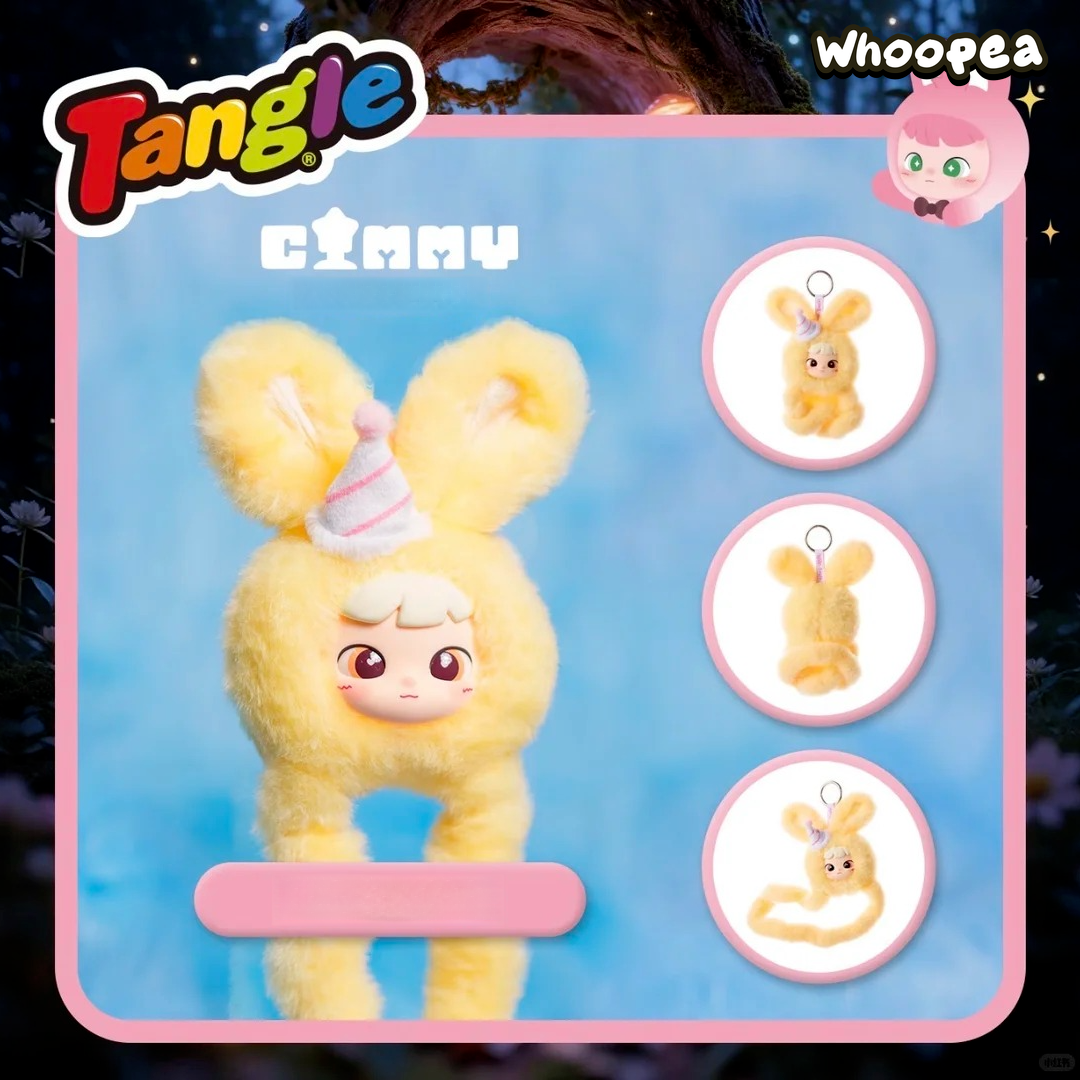 Cimmy Heartthrob & Tangle Fluffy Bunny Series Plush Pendant