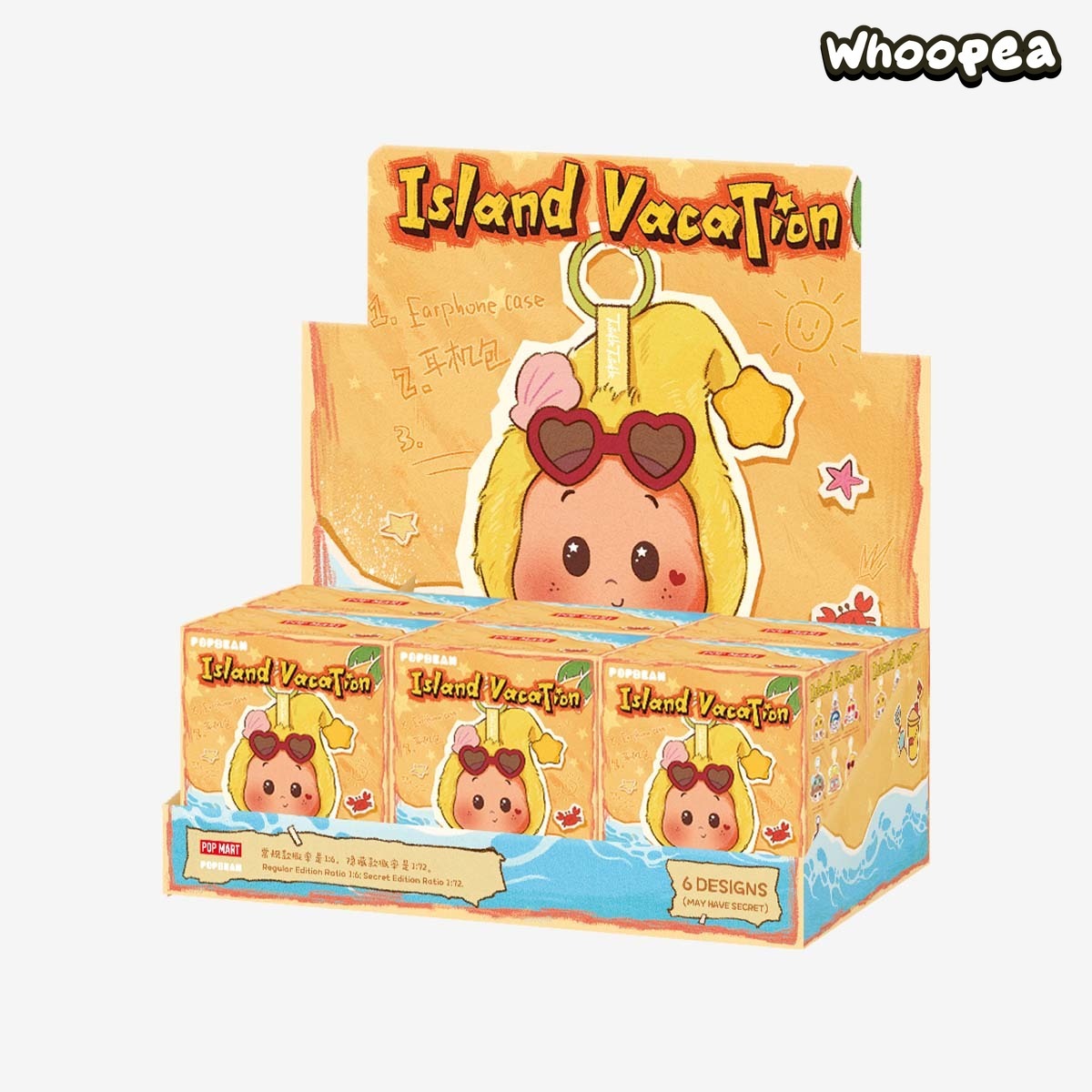 POP MART POP BEAN Island Vacation Series Earphone Case Blind Box (PRE-ORDER)