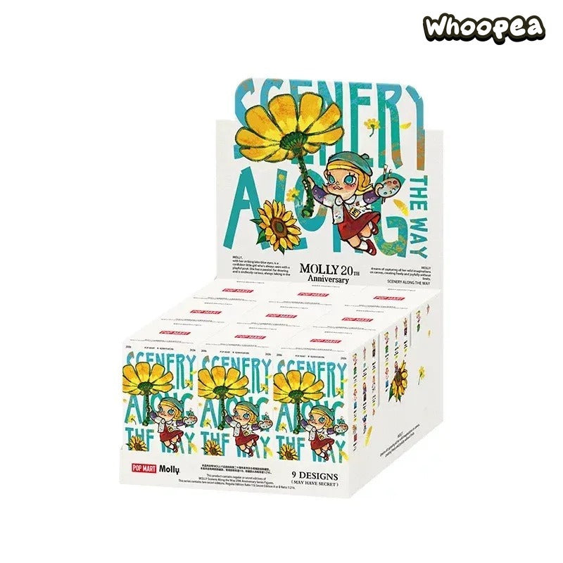 POP MART MOLLY 20th Anniversary Scenery Along the Way Series Figure Blind Box