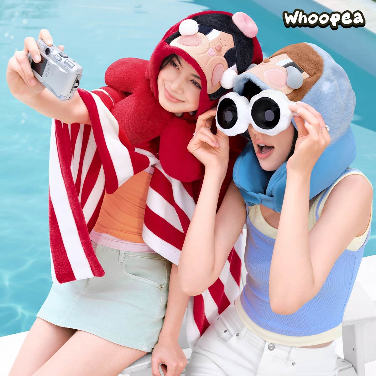 えっこ　POPMART CRYBABY NECK PILLOW ネック枕 POP MART CRYBABY Cry Me an Ocean Series - 2-in-1 Neck Pillow (PRE