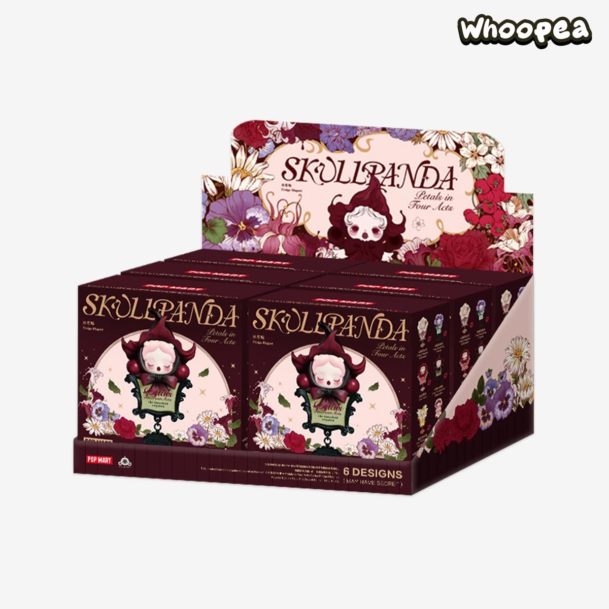 POP MART SKULLPANDA Petals in Four Acts Series Fridge Magnet Blind Box (PRE-ORDER)
