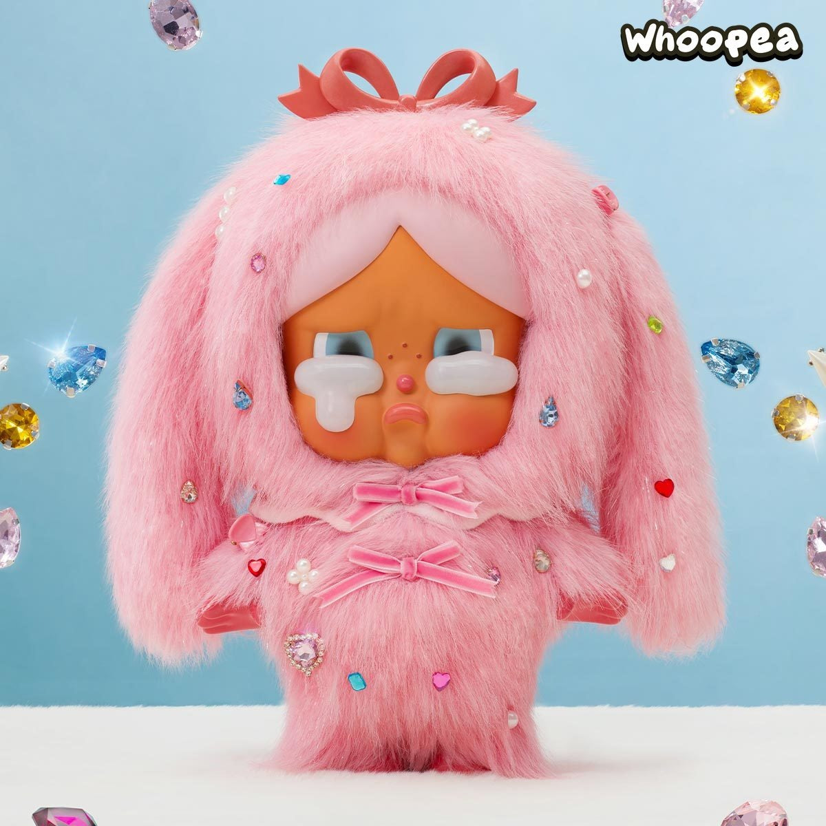 メガクライベイビー 400% ピンク色で泣いている