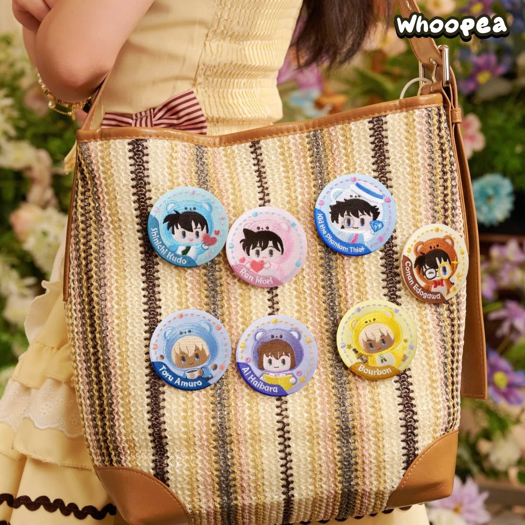 Detective Conan Bear Dectective Series Badge Blind Box