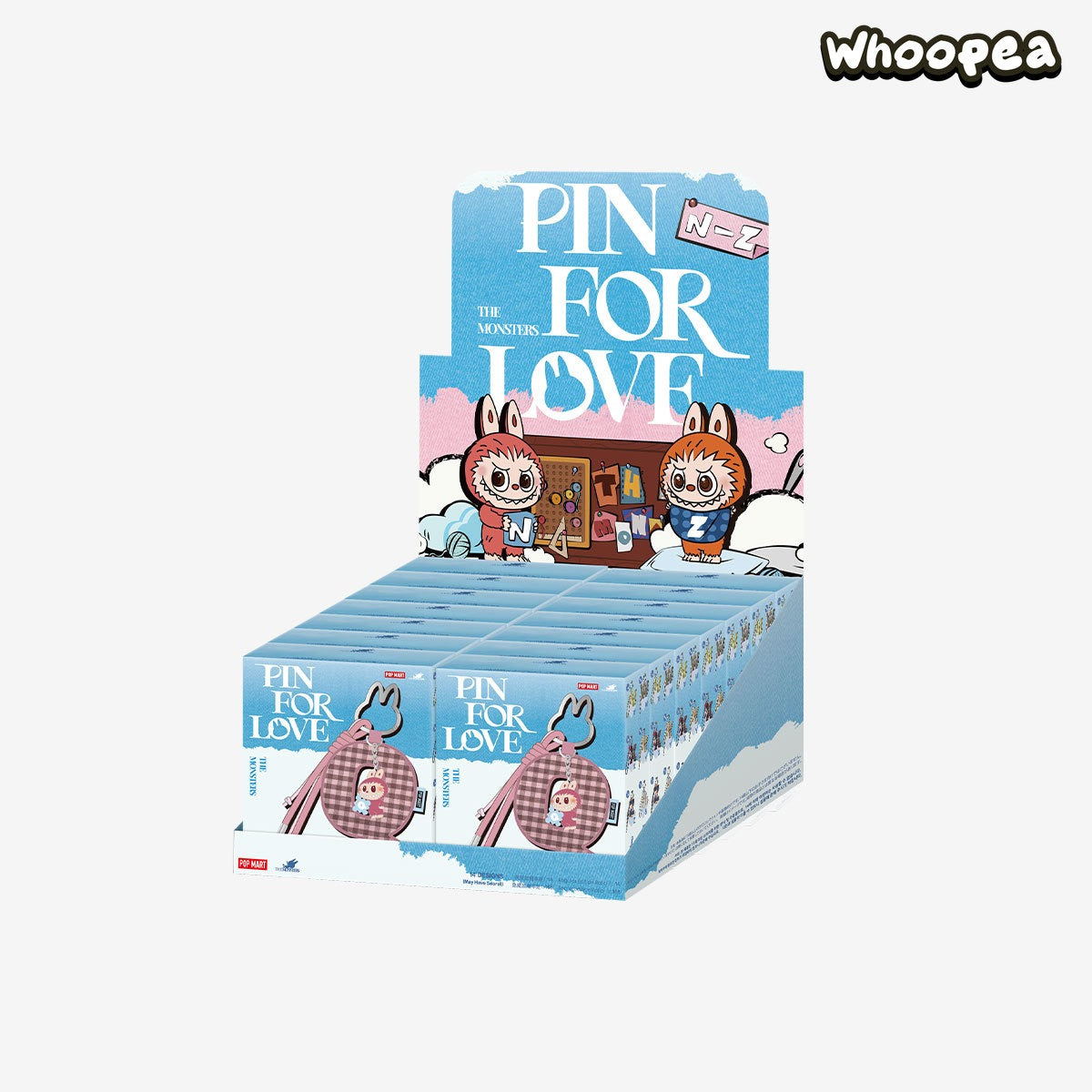 THE MONSTERS Pin for Love Series- Letter Pendant Blind Box (N-Z) (PRE-ORDER)