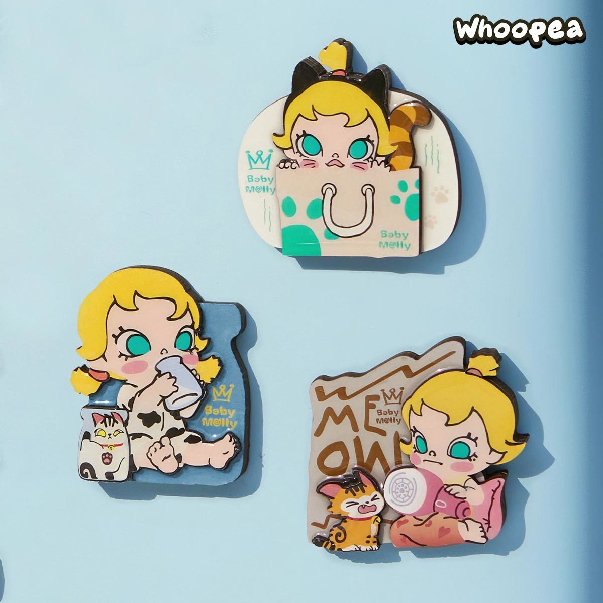 Baby Molly & Baby Tabby Series-Fridge Magnet Blind Box – WHOOPEA