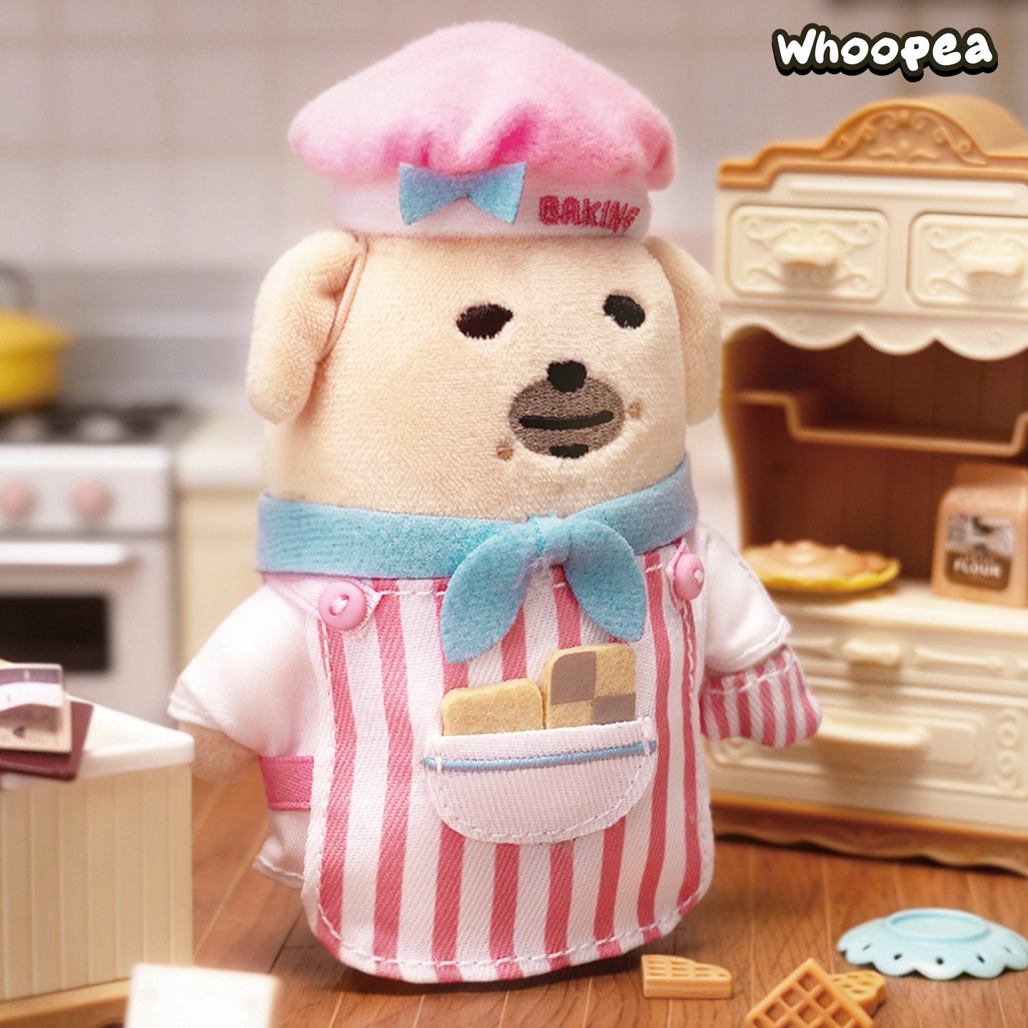 Nudaeng Baking Chef Dog Series Plush Pendant