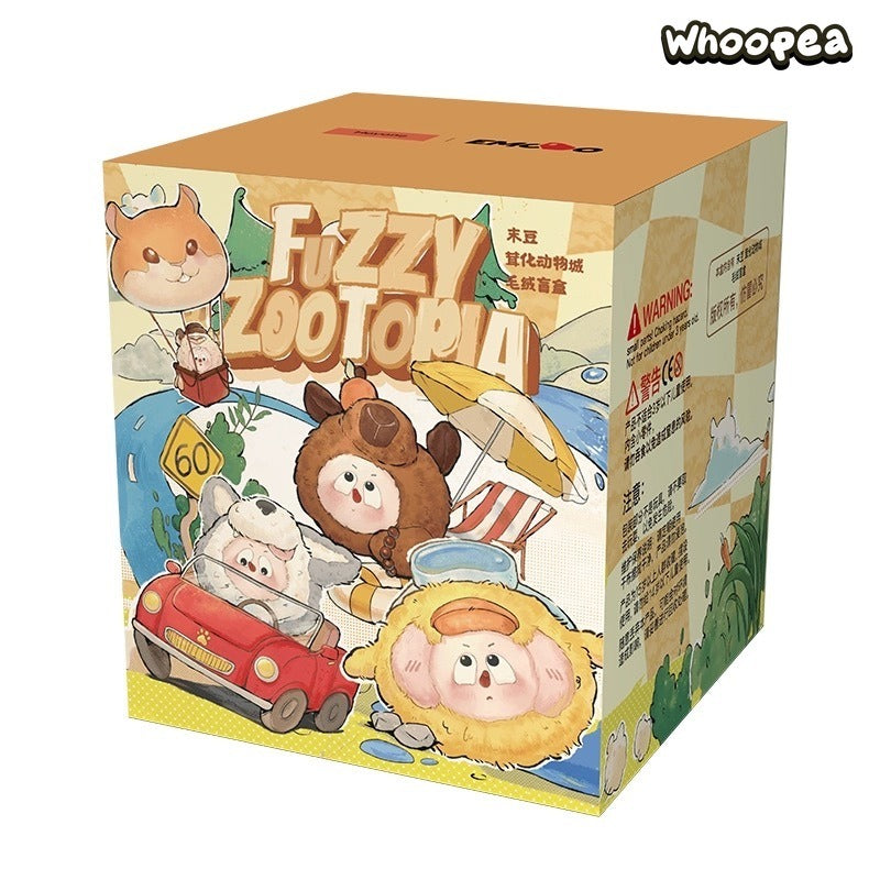 Emodo-Fuzzy Zootopia Series Plush Dolls, Blind Box