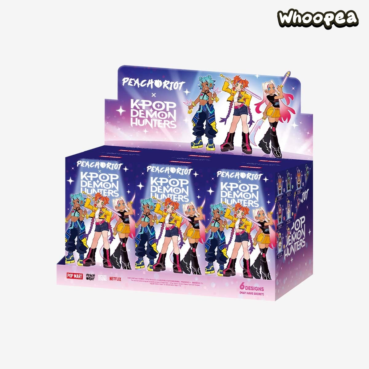 POP MART Peach Riot × KPop Demon Hunters Series Plush Doll Pendant Blind Box (PRE-ORDER)