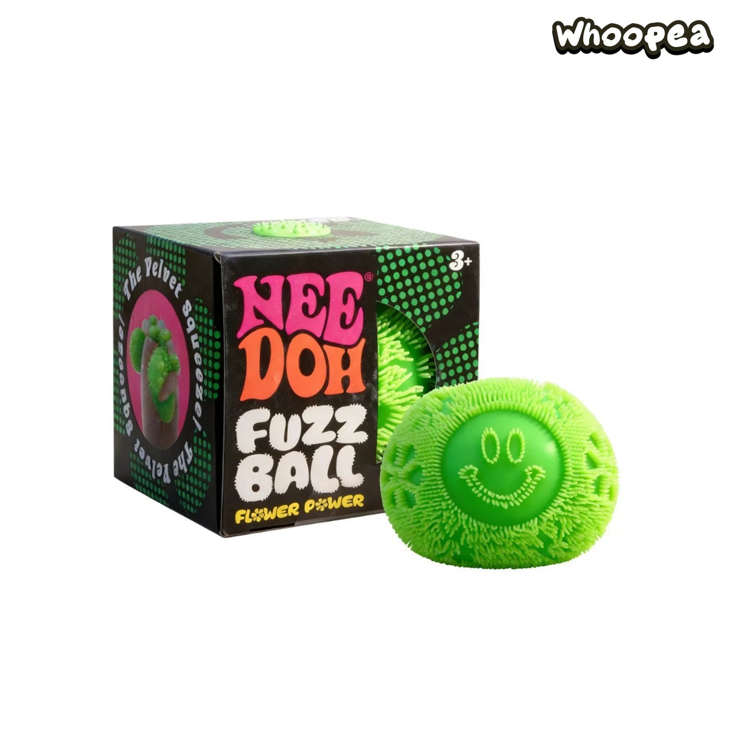 NeeDoh Schylling Fuzz Ball Flower Power Squishy Stress Toy