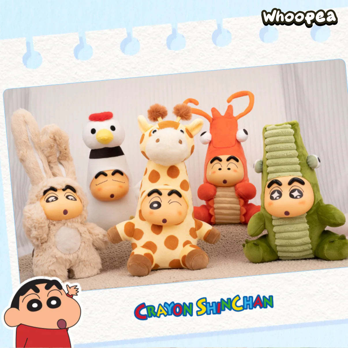 Crayon Shin-chan ZhangGaoGao Series Plush Dolls, Blind Box – WHOOPEA Crayon Shin-chan ZhangGaoGao Series Plush Dolls, Blind Box – WHOOPEA