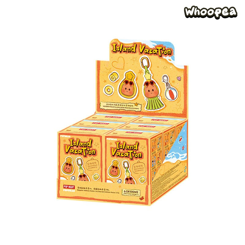 POP MART POP BEAN Island Vacation Series Decorative Charm Blind Box (PRE-ORDER)