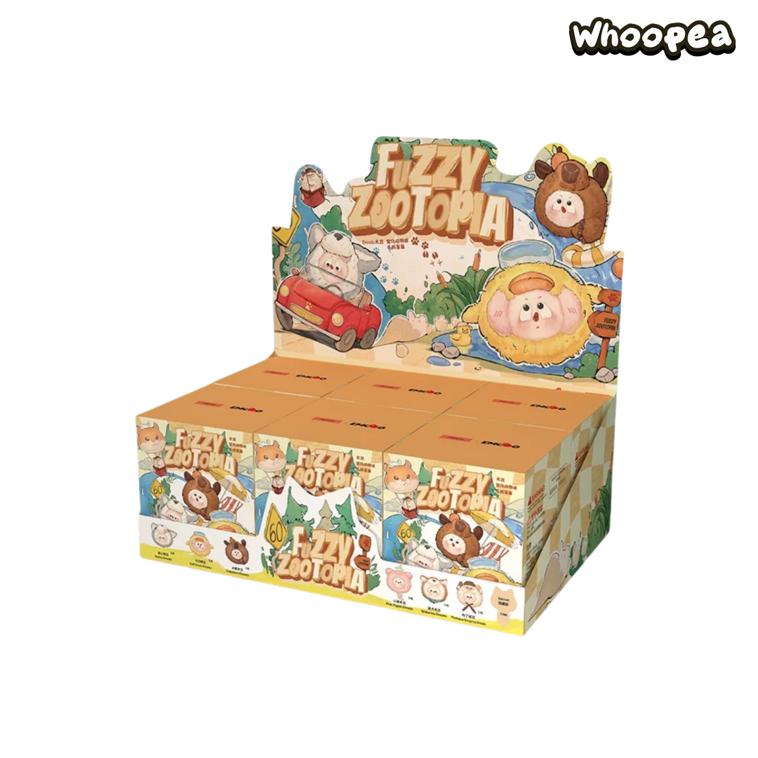 Emodo-Fuzzy Zootopia Series Plush Dolls, Blind Box