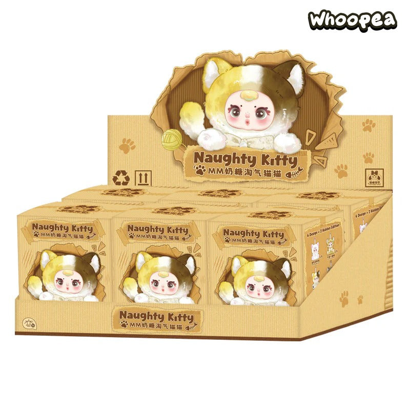 MM Milk Candy Naughty Cat Series Plush Pendant Dolls, Blind Box