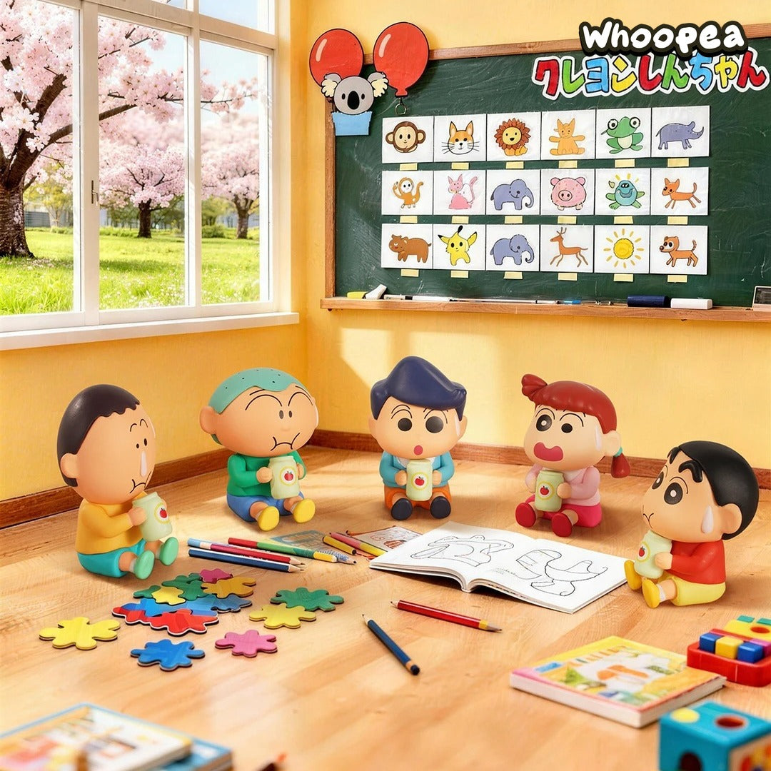 Crayon Shinchan Five Members Set Off Series Mini Figure Blind Box