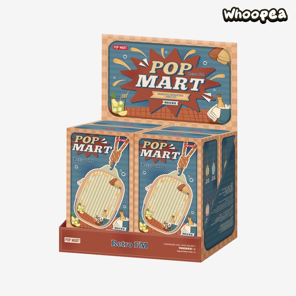 POP MART Retro FM Series Plush Doll Display Bag Blind Box (PRE-ORDER)