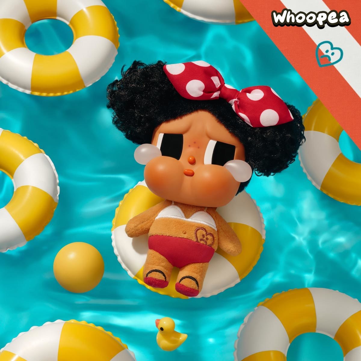 CRYBABY Vacation Mode On Series-Vinyl Plush Pendant Blind Box (PRE-ORDER)
