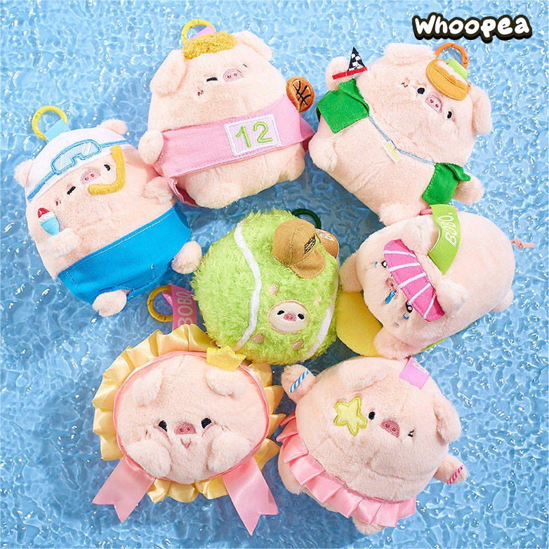 Bobo Pig Games Happy Sports Series Plush Pendant Blind Box – WHOOPEA
