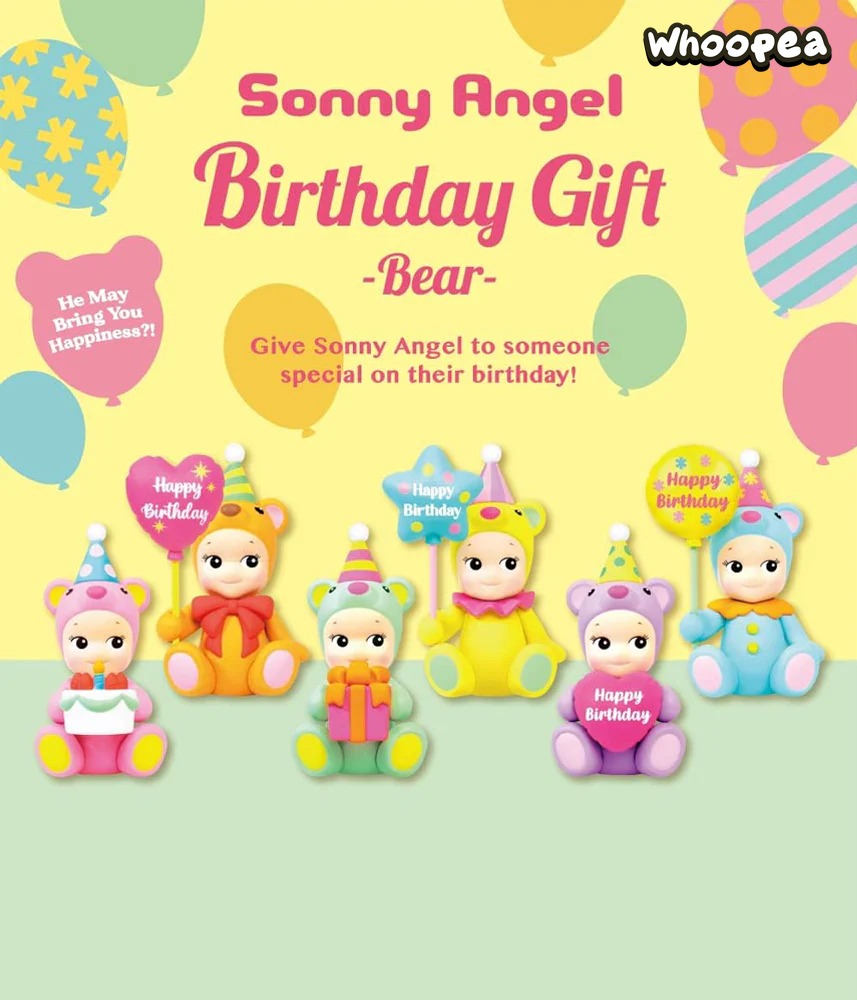 Sonny Angel Birthday Gift Bear Series