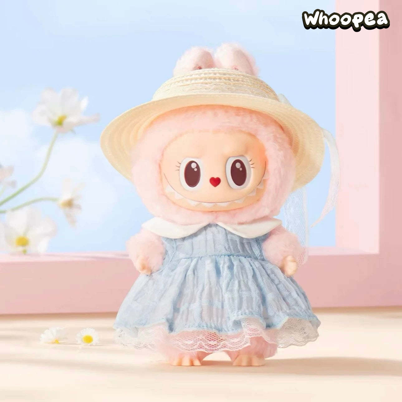 Mokoko V3 Blue Diamond Summer Party POPLAND Series Pendant Plush Doll