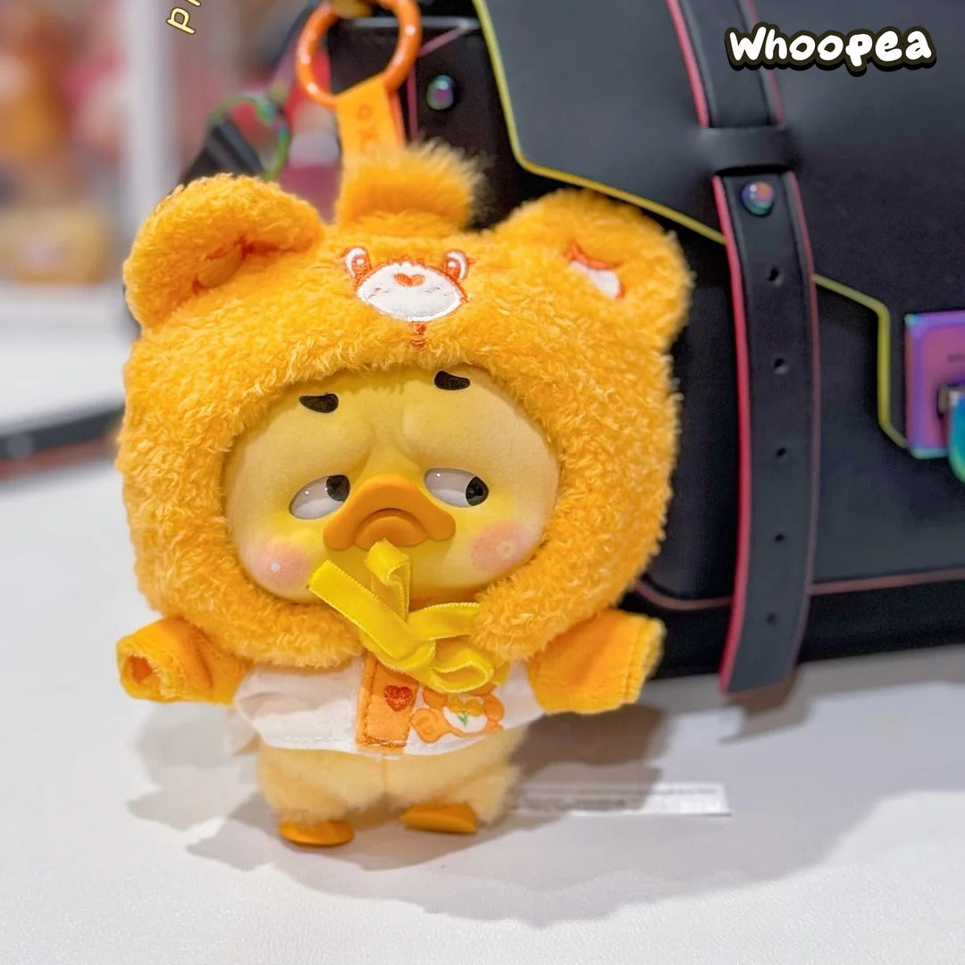 Care Bears x Upset Duck Neon Sweetheart Duck Series Plush Keychain Blind Box