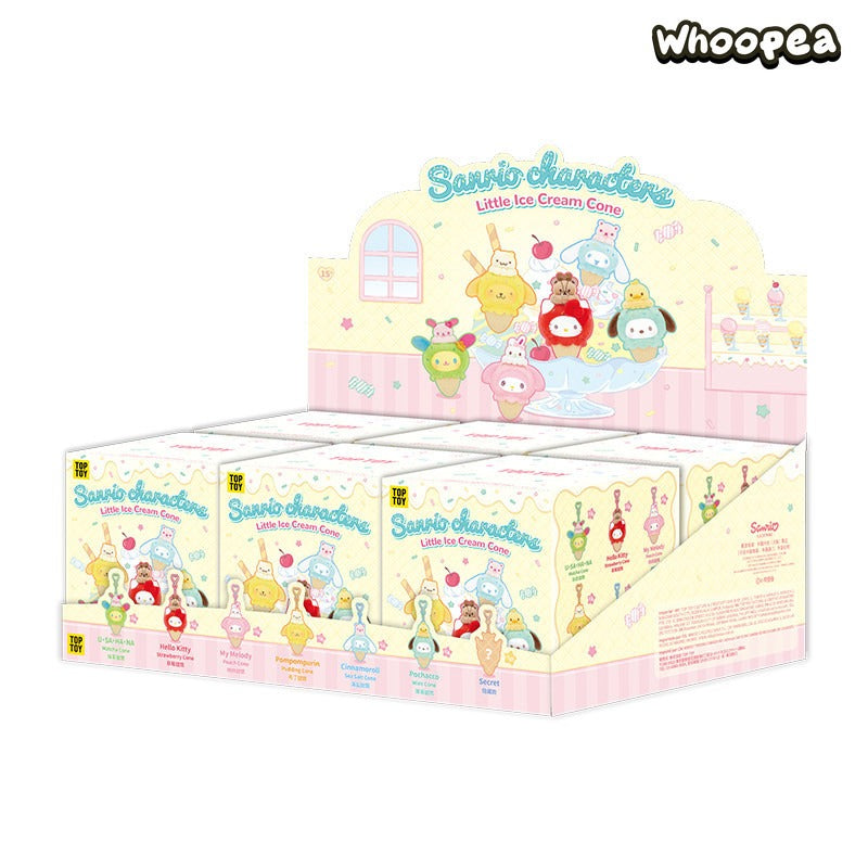 SANRI0 characters Little Ice Cream Cone Series Plush Pendant Blind Box
