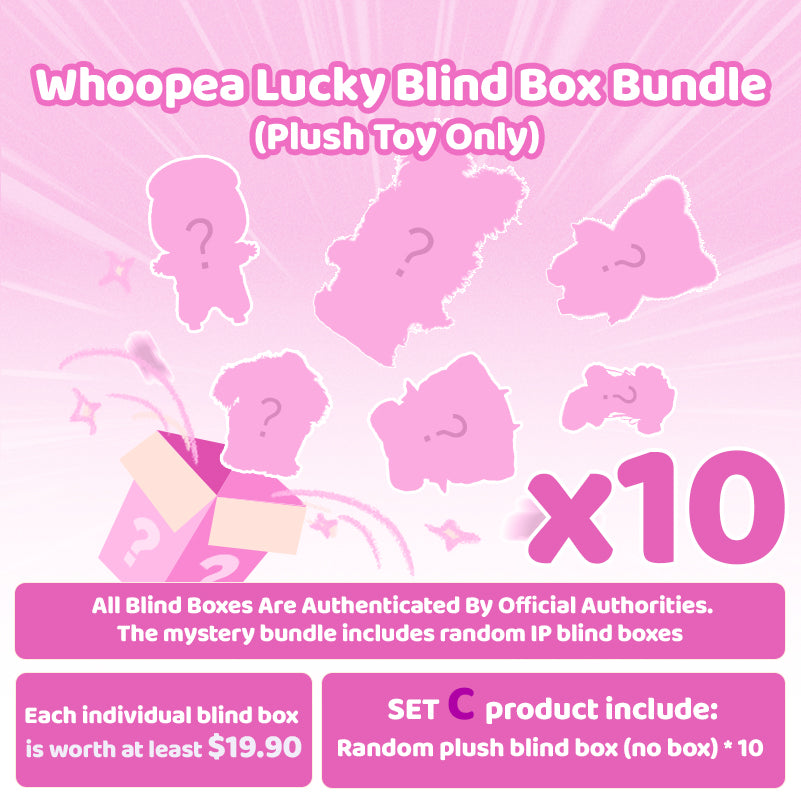Whoopea Lucky Blind Box Bundle (Plush Toy Only)
