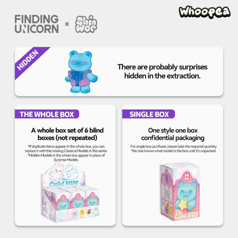 ShinWoo The Cold Hug Series Plush Dolls, Blind Box