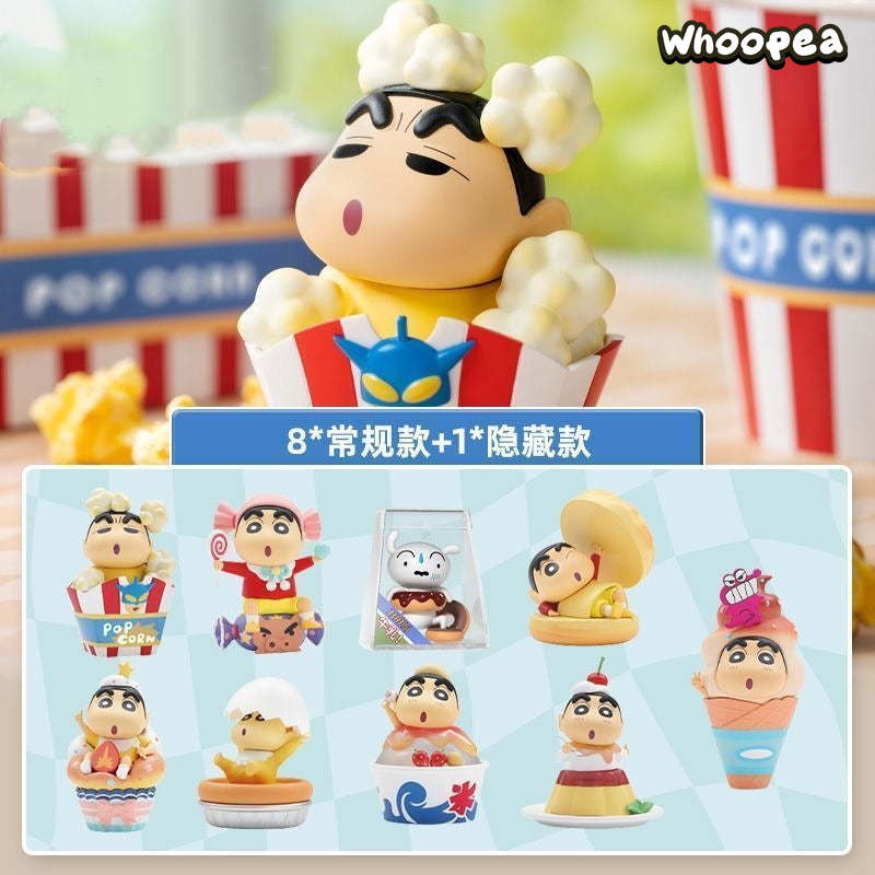 Crayon Shin-chan Dessert Time Series PVC Figures Blind Box