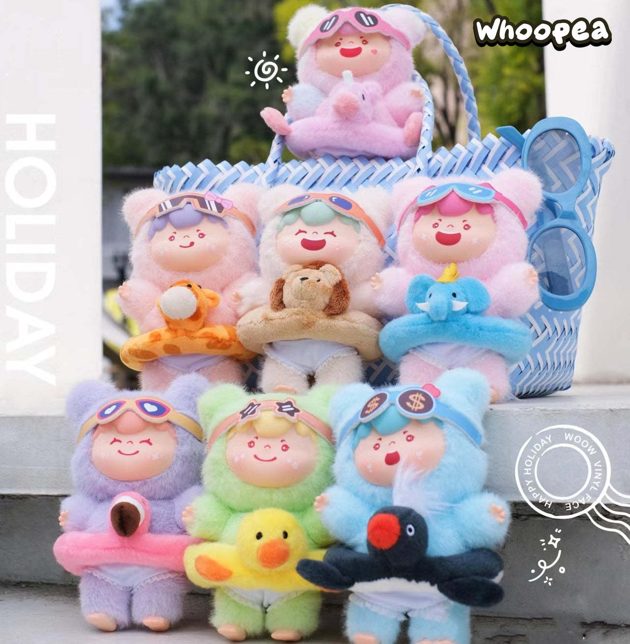 WOOW Happy Holiday Series Vinyl Plush Dolls, Blind Box