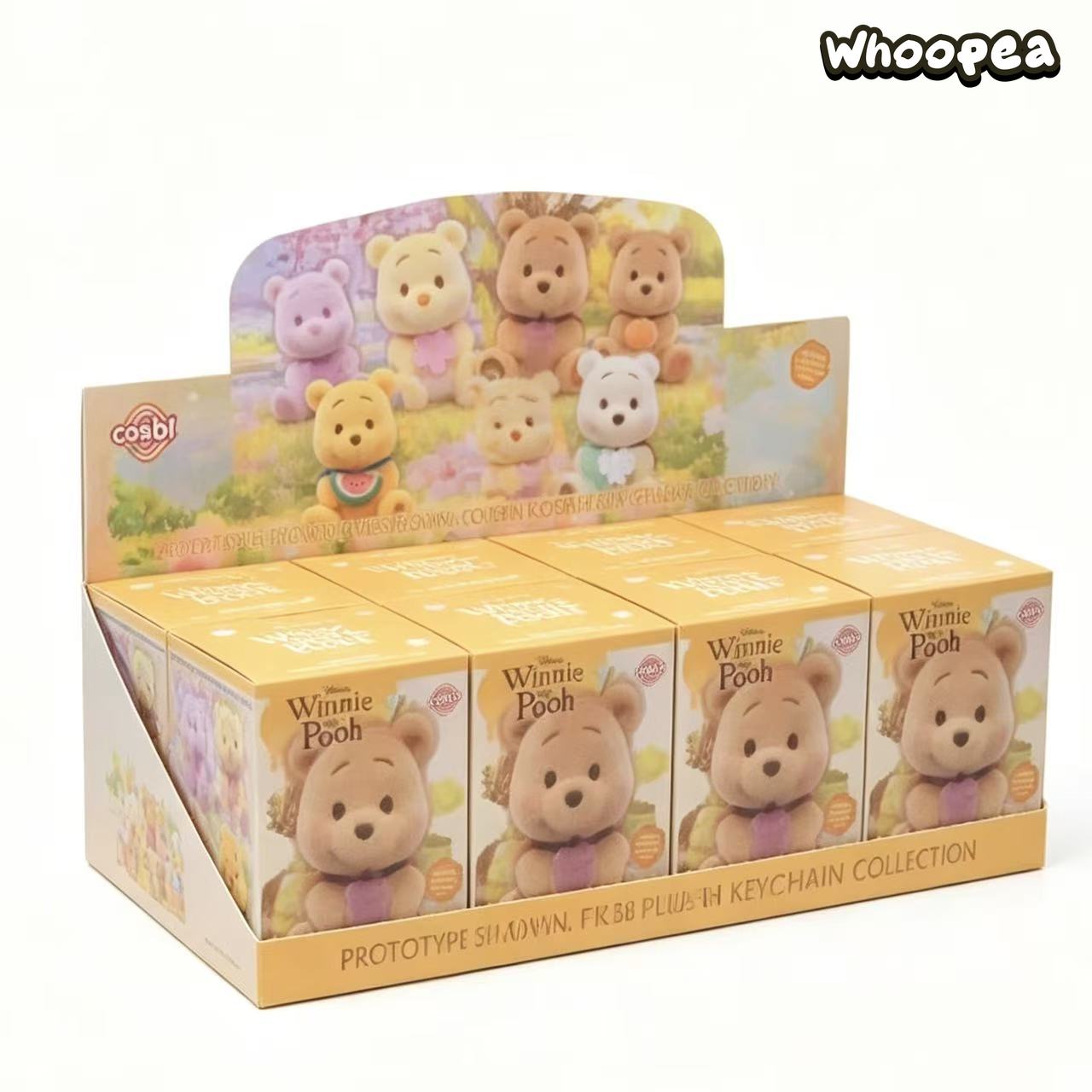 DSN Winnie the Pooh Bloom To Snow Series Cosbi Plush Keychain Collection Blind Box