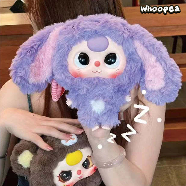 Baby Three - Big Head Baby Zipper Bag Plush Dolls, Blind Box