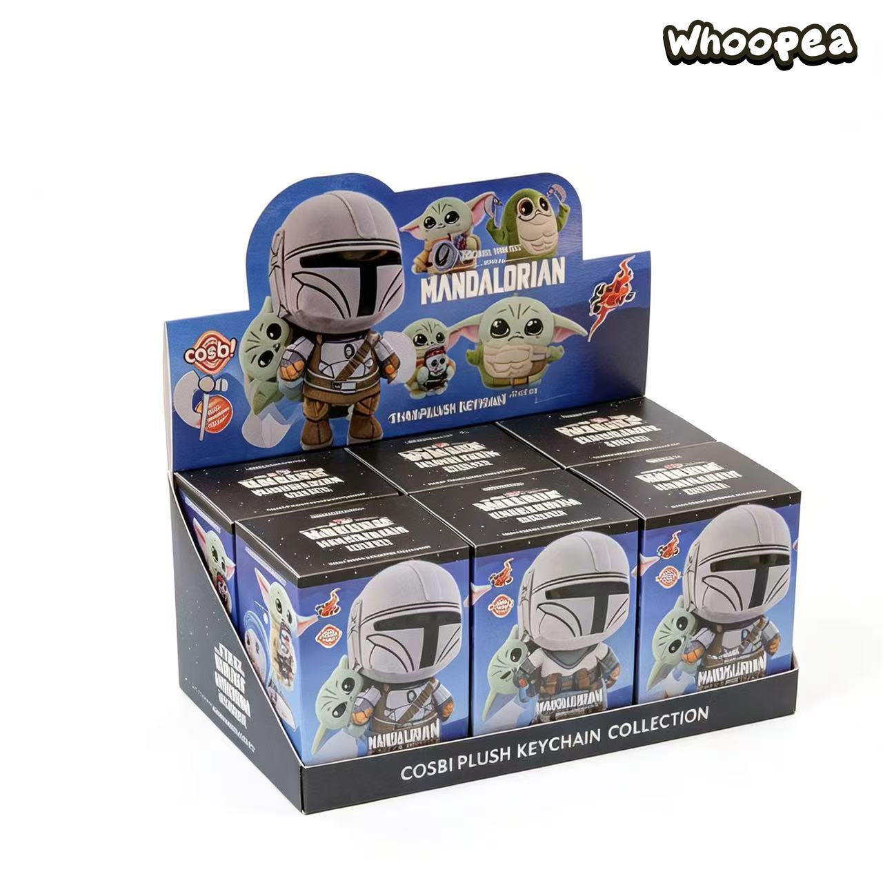 Star Wars The Mandalorian and Grogu Cosbi Plush Keychain Blind Box