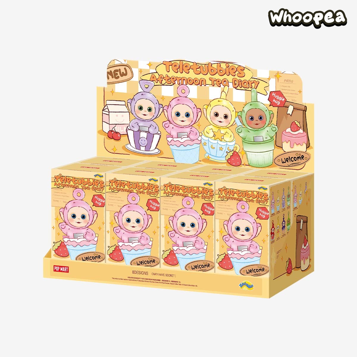 POP MART Teletubbies Afternoon Tea Diary Series Vinyl Plush Pendant Blind Box (PRE-ORDER)