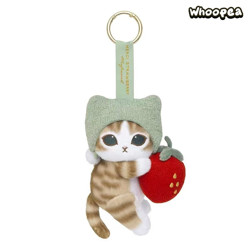 Mofusand MERCI STRAWBERRY Series Plush Pendant (PRE-ORDER)