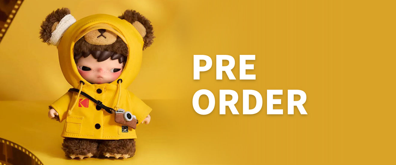 POP MART Hirono × Kodak Little Bear Vinyl Plush Pendant, Korea