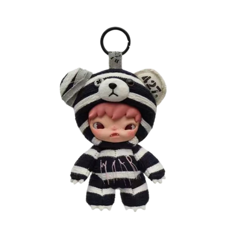 POP MART θ SKULLPANDA Punk Panda Plush Doll – WHOOPEA