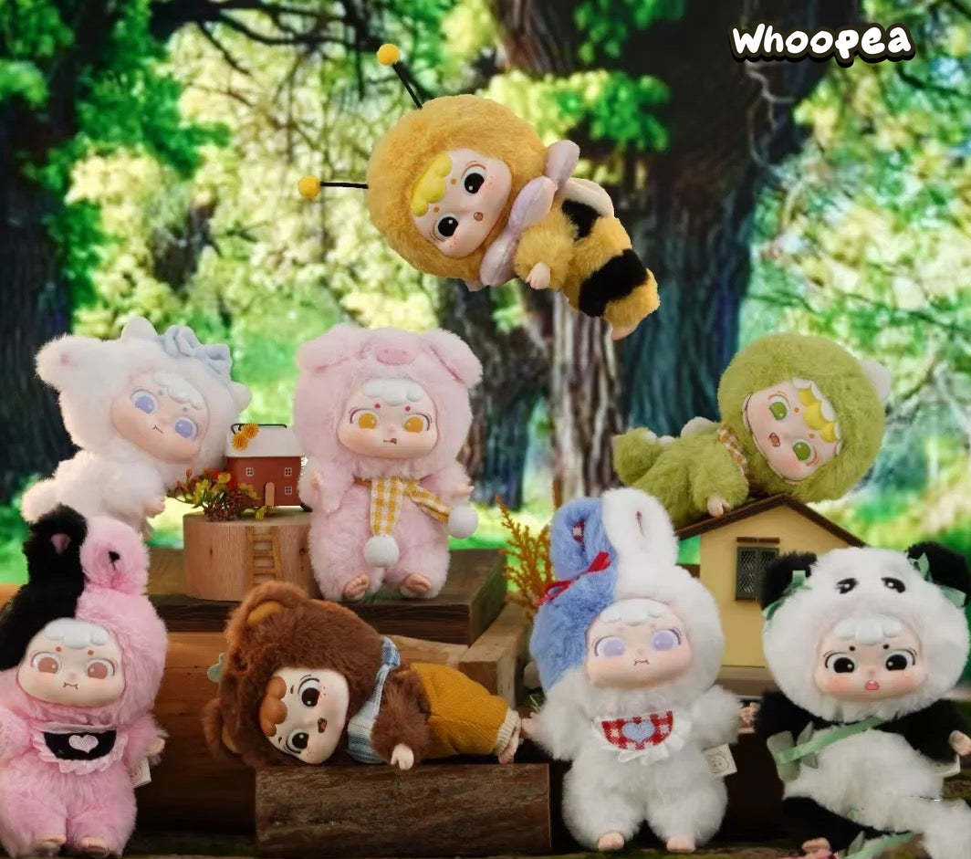 Dai's Animal Crazy Party Series Plush Dolls, Blind Box