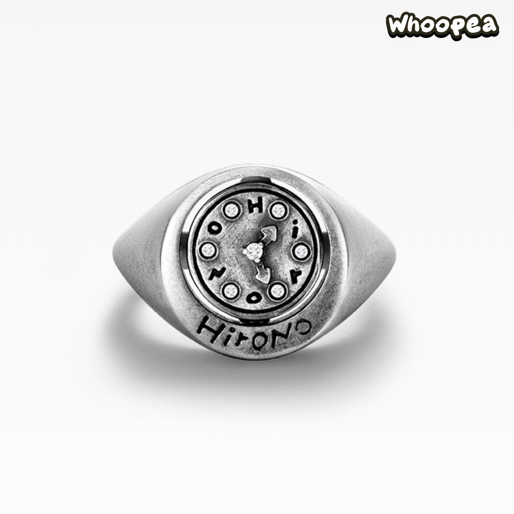 POPOP Jewelry Hirono Series Badge Ring