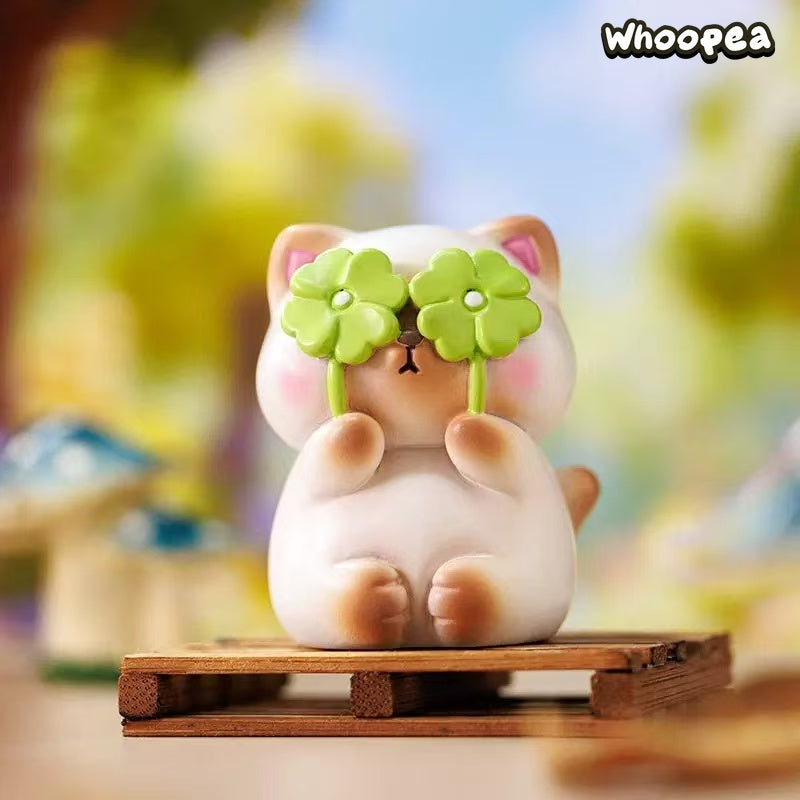 Leaf Picking Meow Journal Series Figure Blind Box