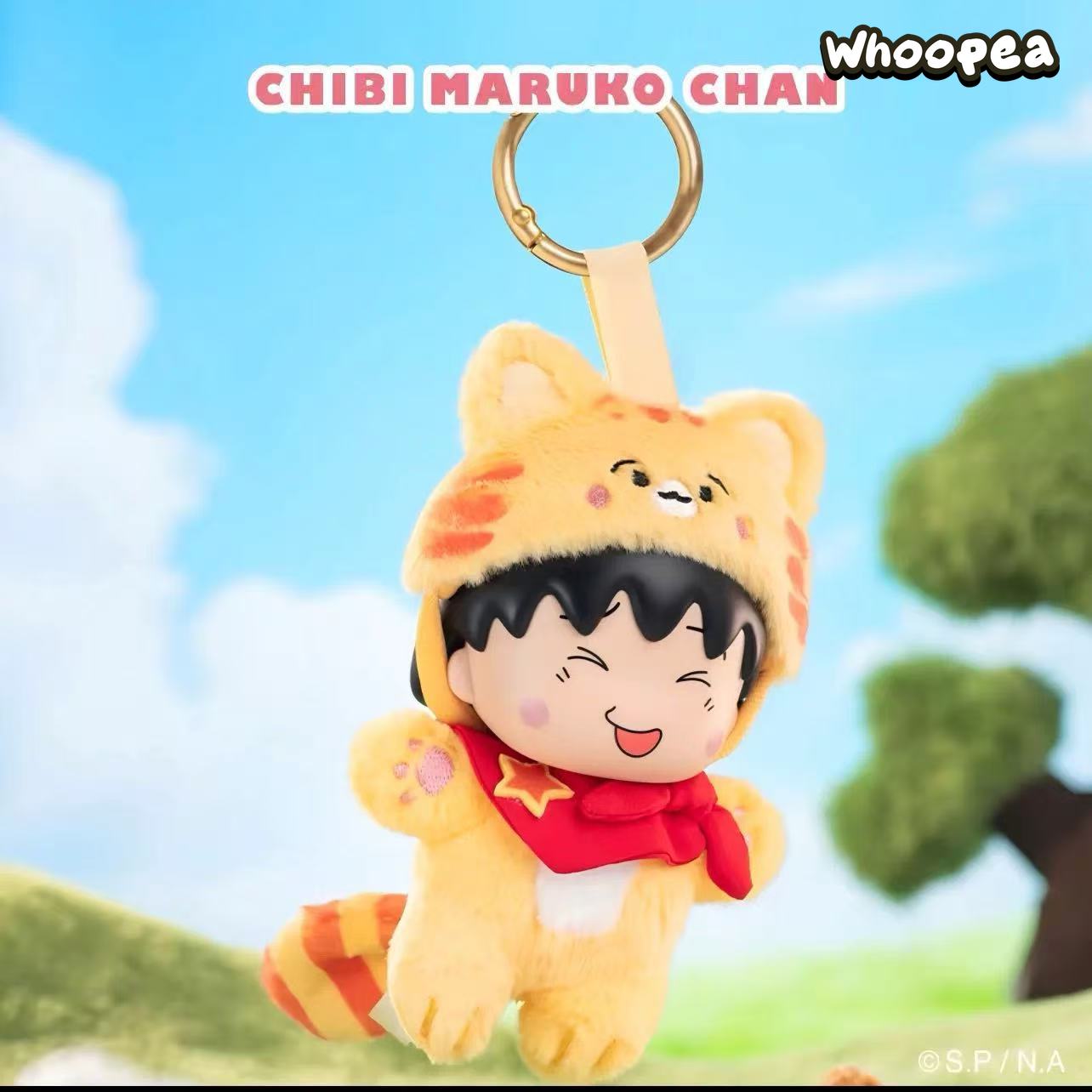 Chibi Maruko chan Meow Meow Kitty Series Plush Pendant Blind Box