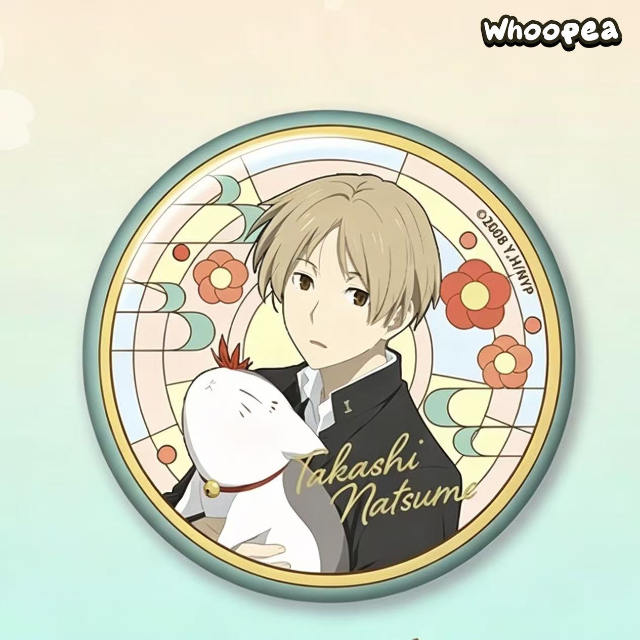 EAKI Natsume's Book of Friends Stained Glass Series Badge Blind Box