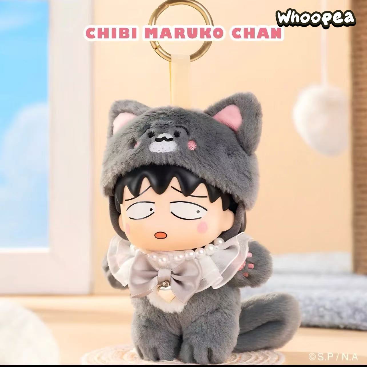Chibi Maruko chan Meow Meow Kitty Series Plush Pendant Blind Box