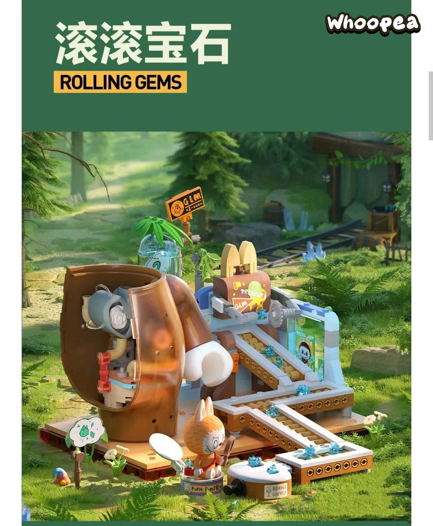 THE MONSTERS Forest Secret Base Series Blocks - POP MART
