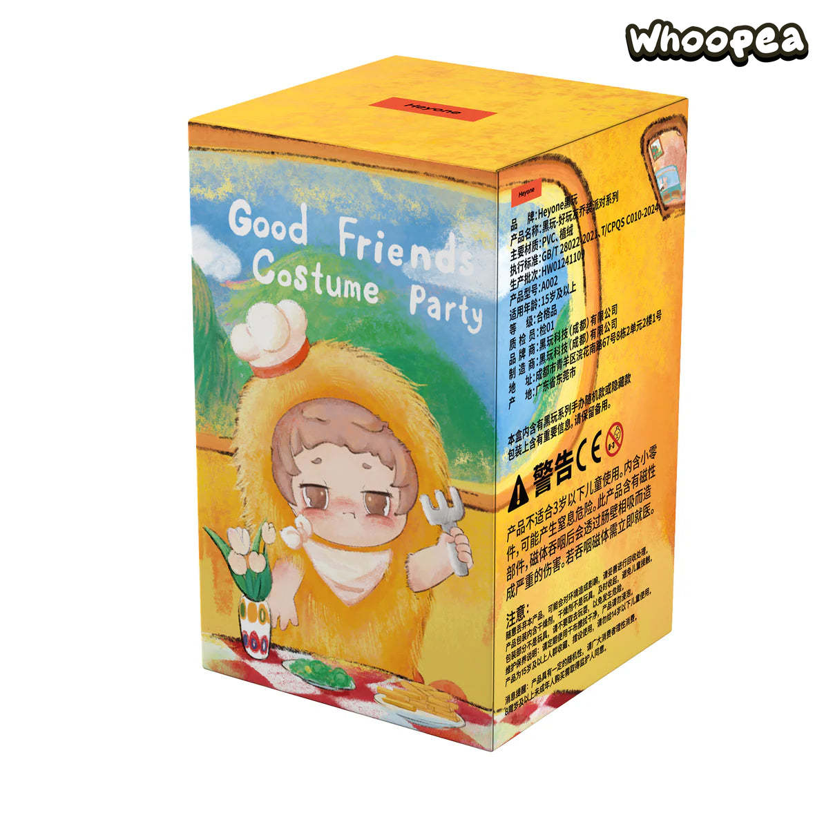 Heyone-Good Friends Costume Party Series PVC Figures, Blind Box