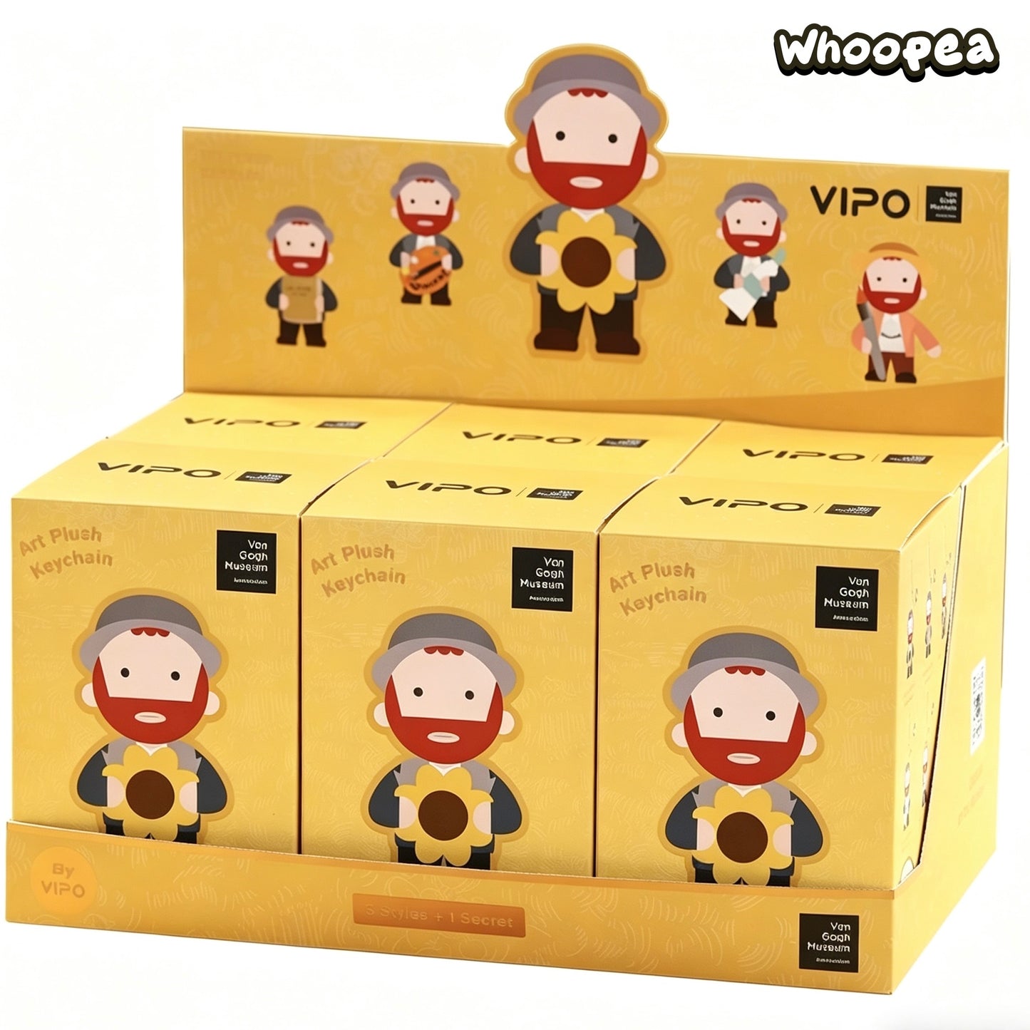 Van Gogh Self-Portrait Series Plush Pendant Blind Box