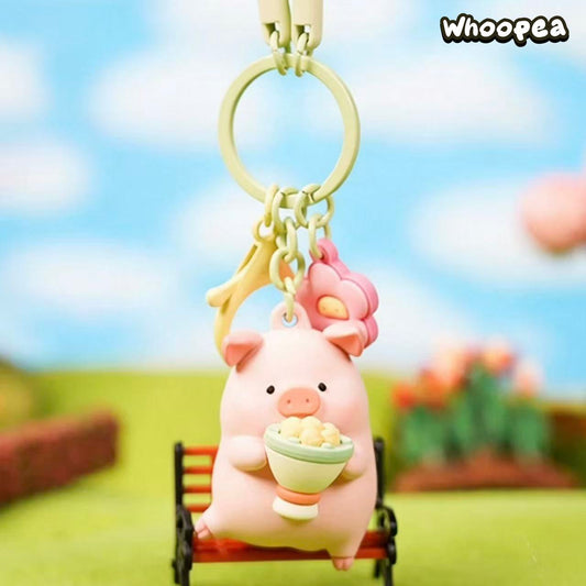 LuLu the Piggy Flower World Series Keychain Bag